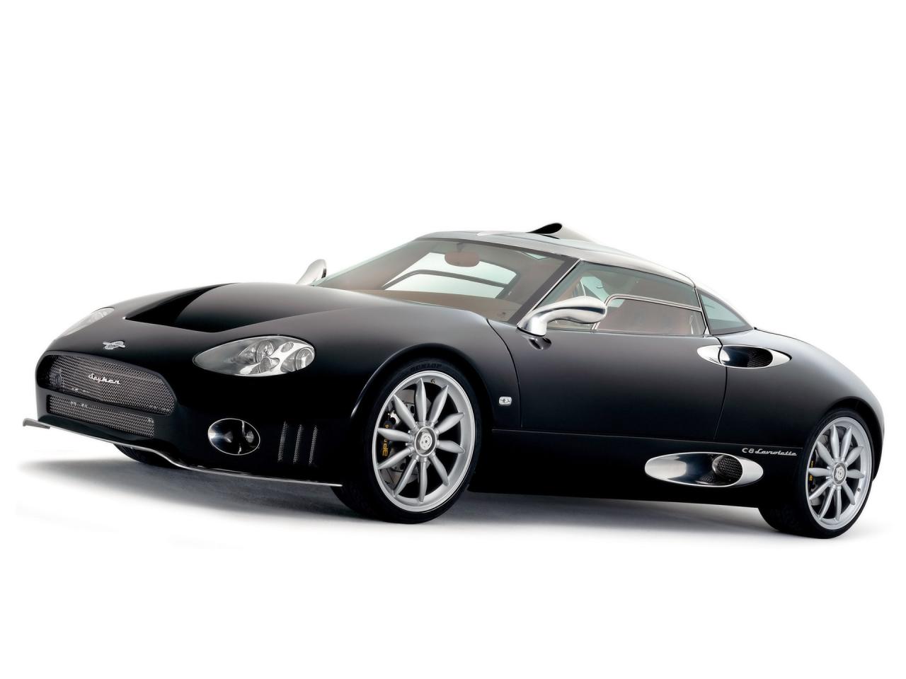 обои 2005 Spyker C8 Laviolette боком фото