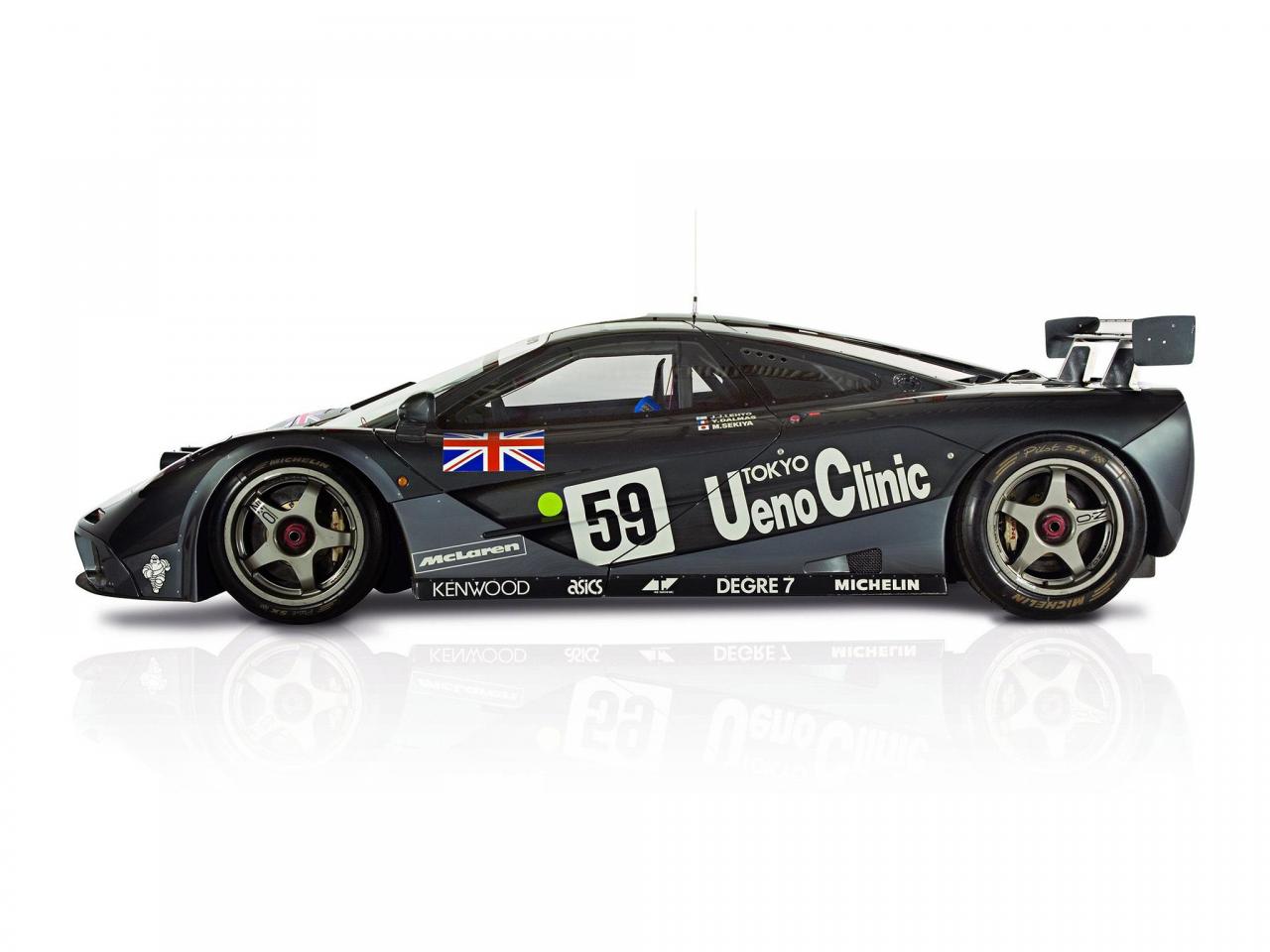 обои McLaren F1 GTR черный фото