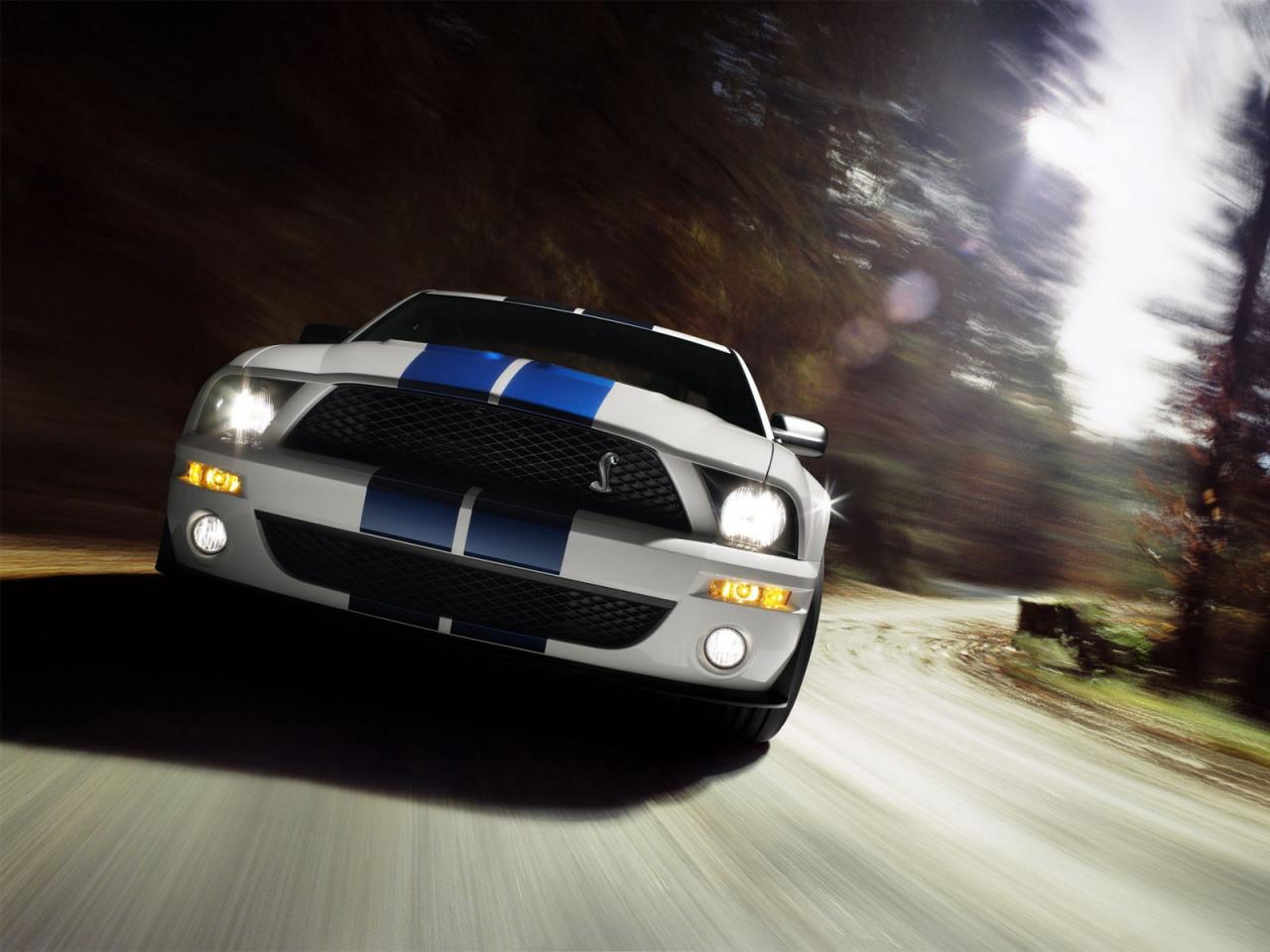 обои Быстрый Ford Mustang Shelby GT500 фото