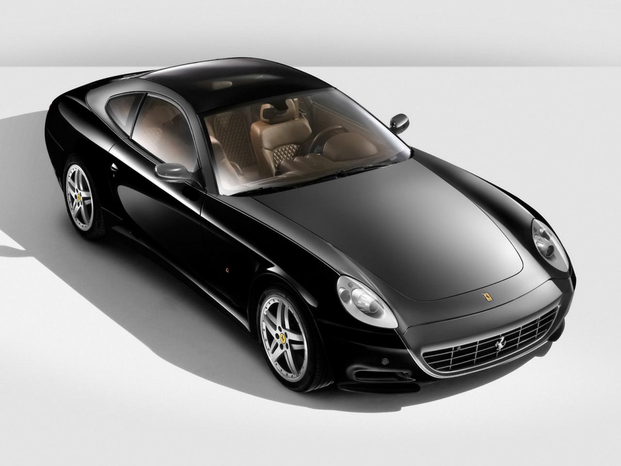 обои Ferrari 612 Scaglietti Вид сверху фото