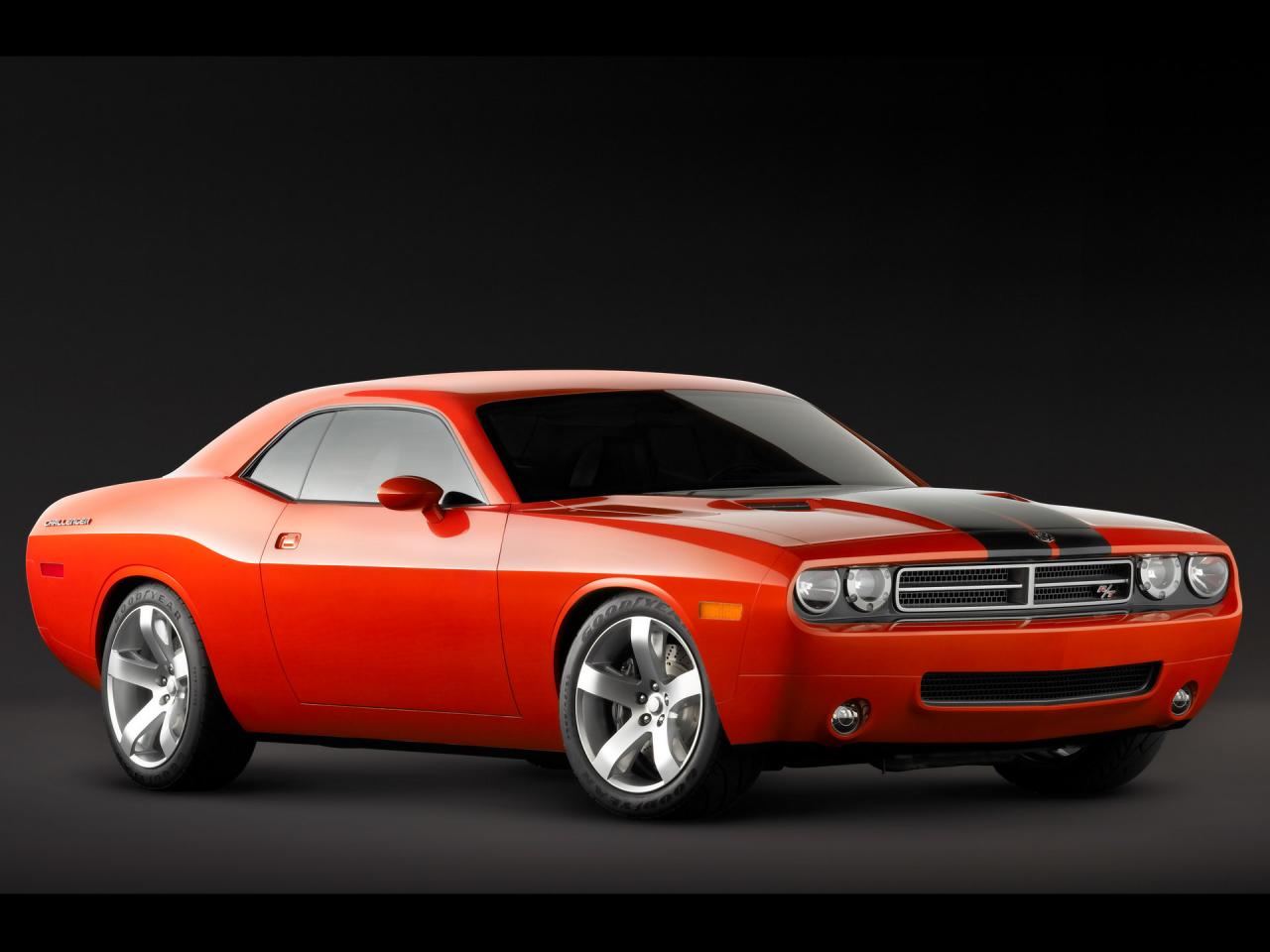 обои DODGE CHALLENGER вид сбоку фото