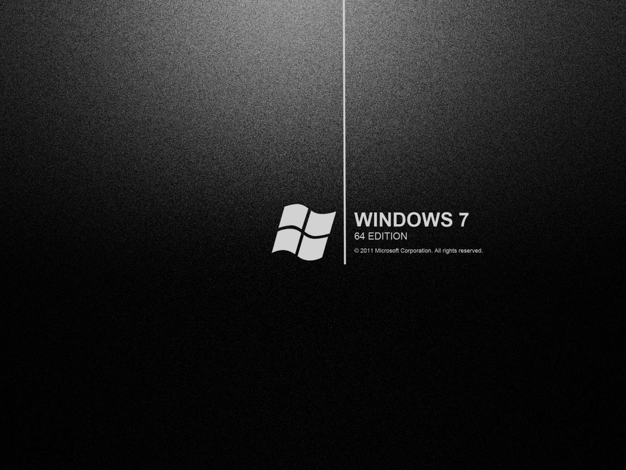 обои Логотип Windows 7. 64 Edition фото