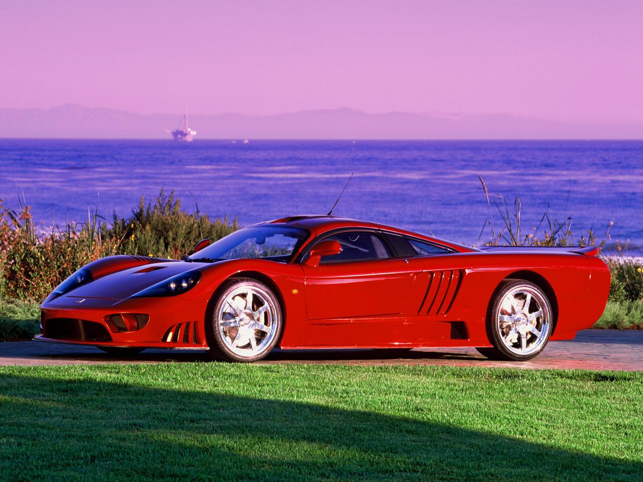 обои Saleen S7 красный фото