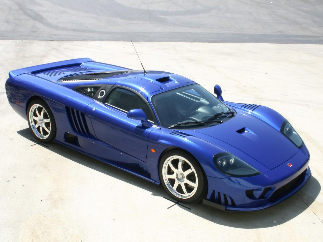 обои Saleen S7 синий фото