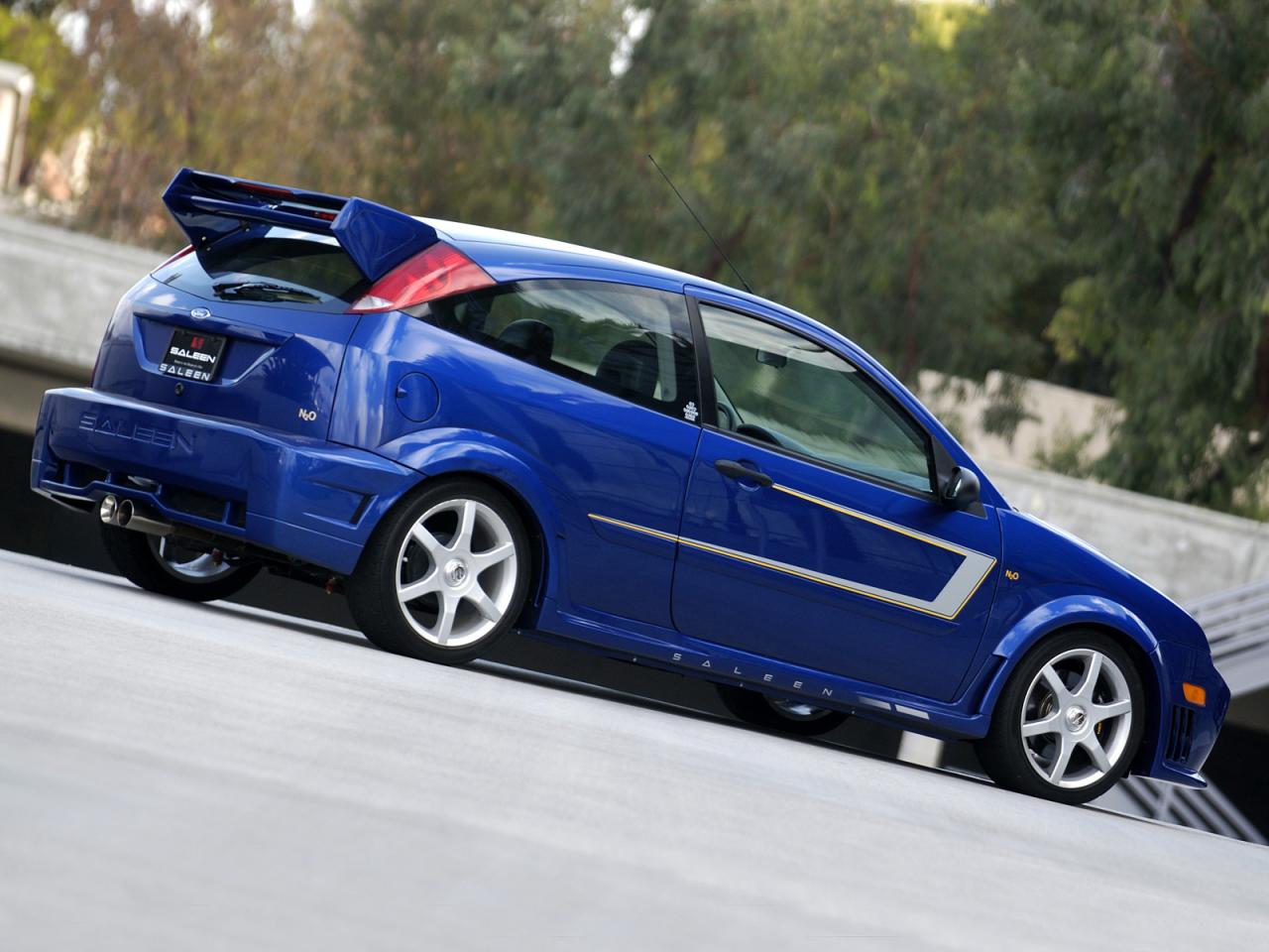 обои Saleen S121 N2O Focus бок фото