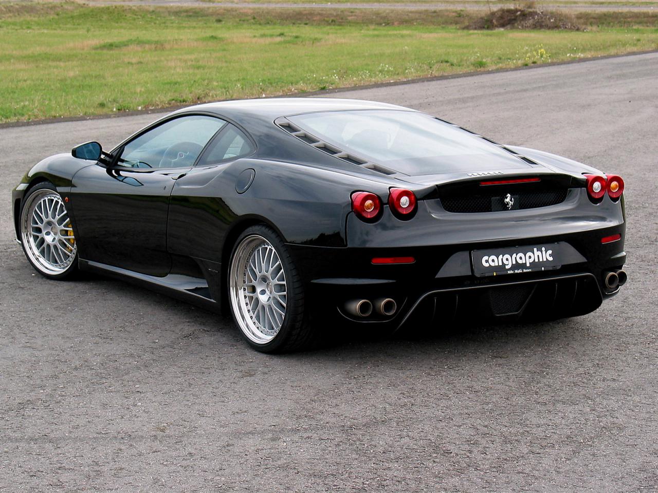 обои Cargraphic Ferrari F430 сзади фото