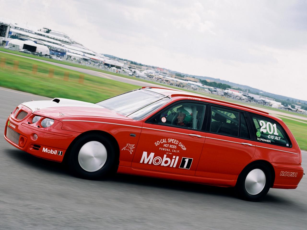 обои MG ZT-T V8 Bonneville Speed Week Record Car сбоку фото