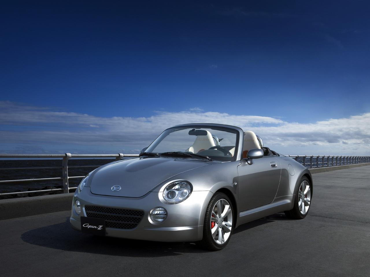 обои Daihatsu Copen ZZ у моря фото