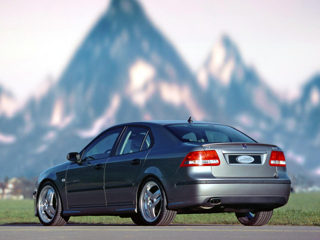 обои Saab 9-3 Sport Sedan Aero Performance by Hirsch сзади фото