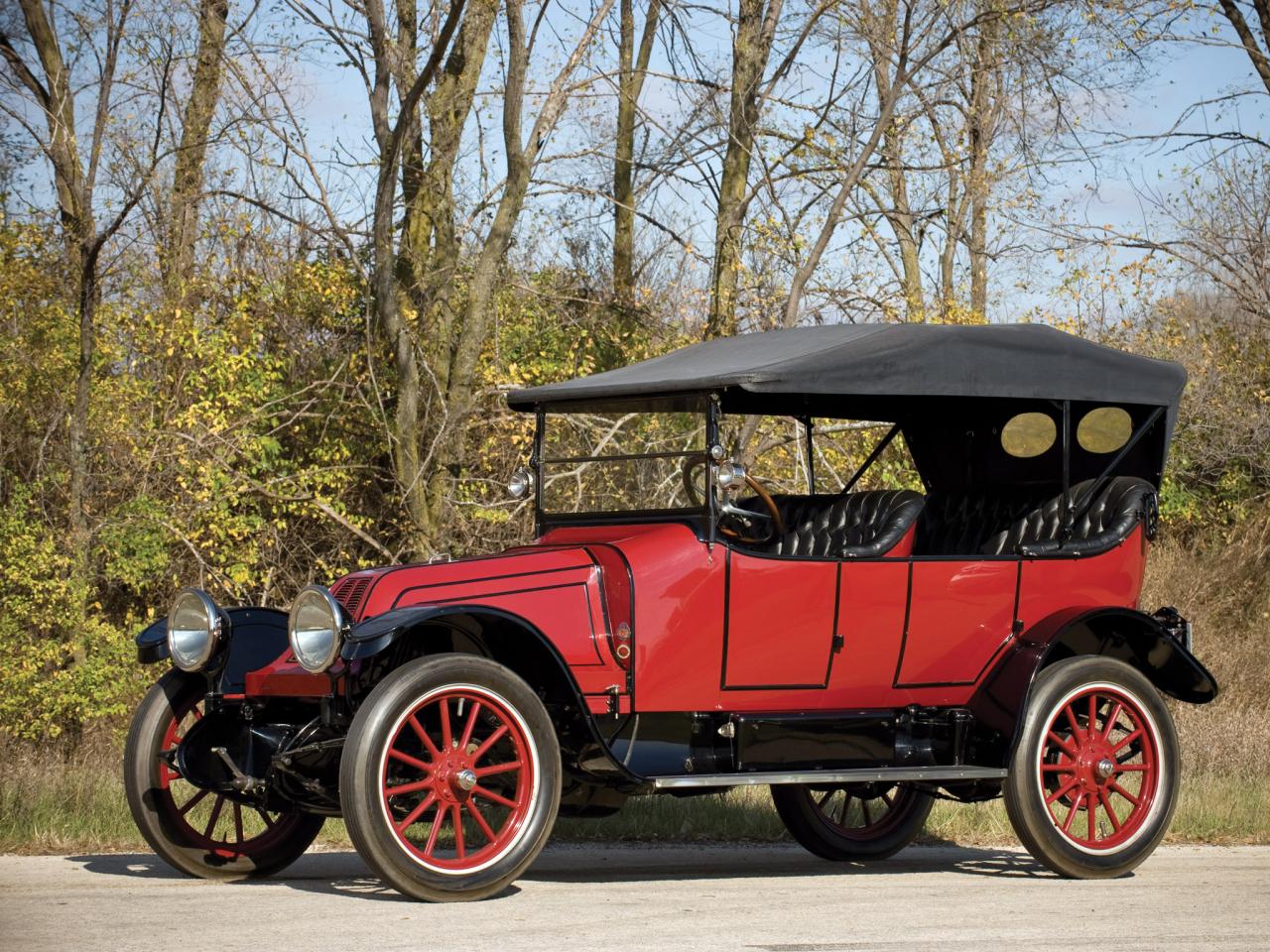 обои Franklin Series 6 Touring 1914 бок фото