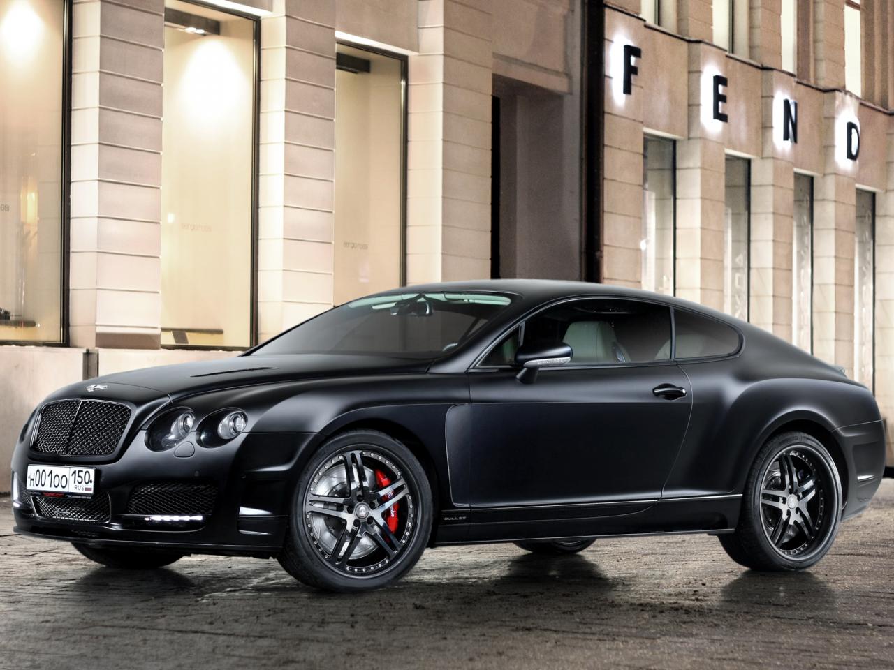 обои TopCar Bentley Continental GT Bullet вечер фото