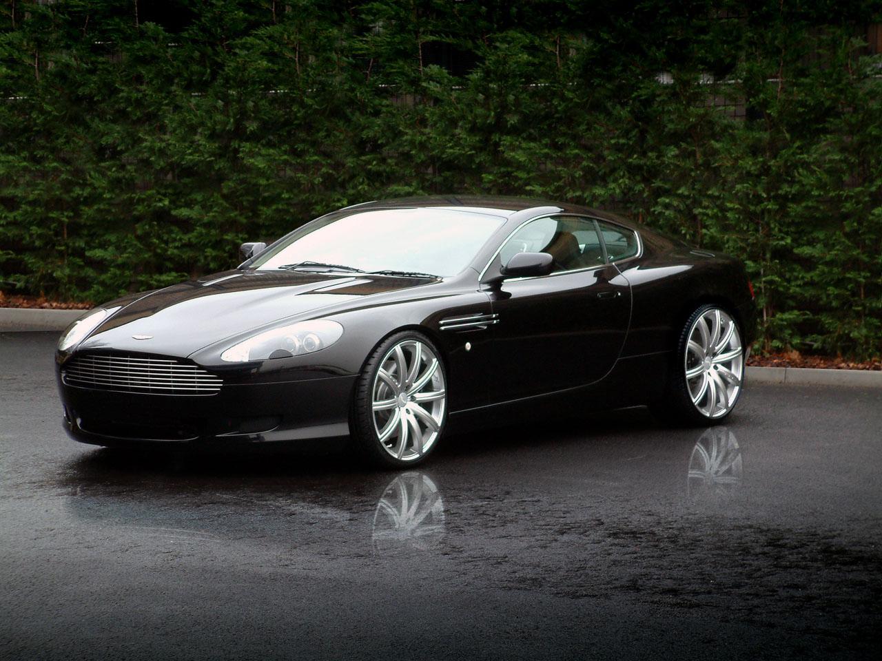 обои Project Kahn Aston Martin DB9 черный фото