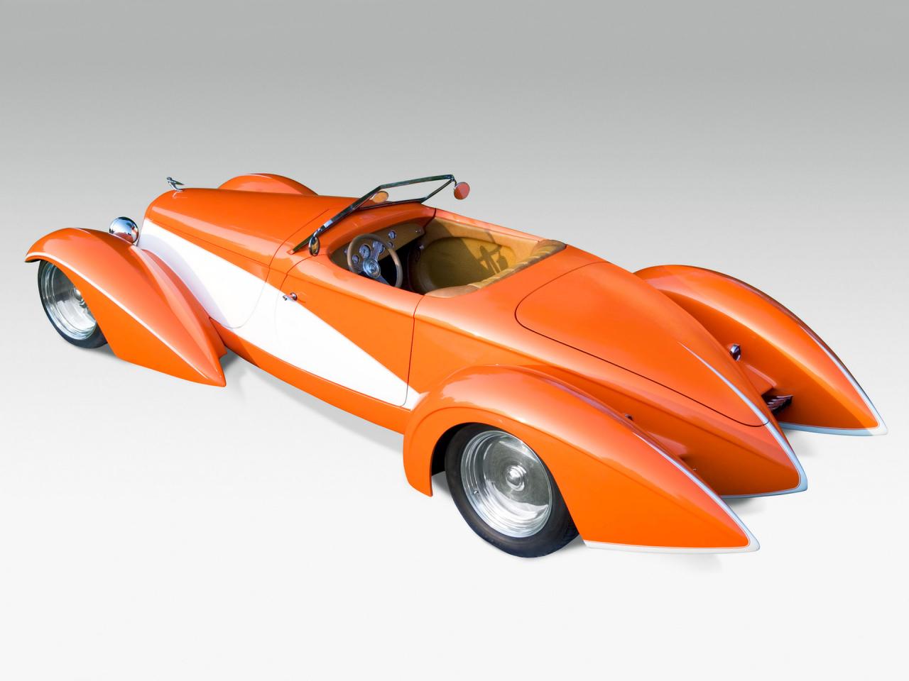 обои Foose Design Deco Rides Boattail Speedster белый фон фото