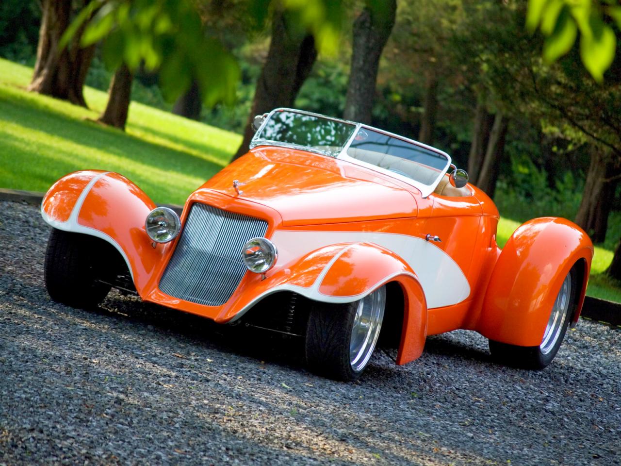 обои Foose Design Deco Rides Boattail Speedster оранжевый фото