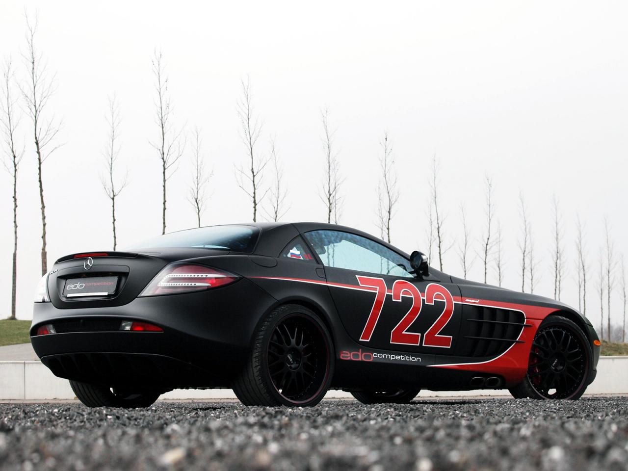 обои Edo Competition Mercedes-Benz SLR McLaren Black Arrow (C199) бок фото