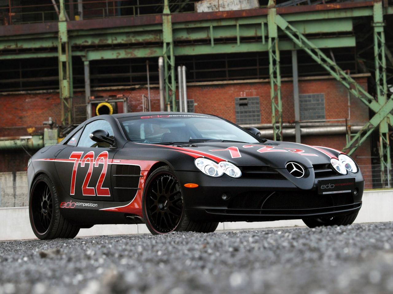 обои Edo Competition Mercedes-Benz SLR McLaren Black Arrow (C199) завод фото