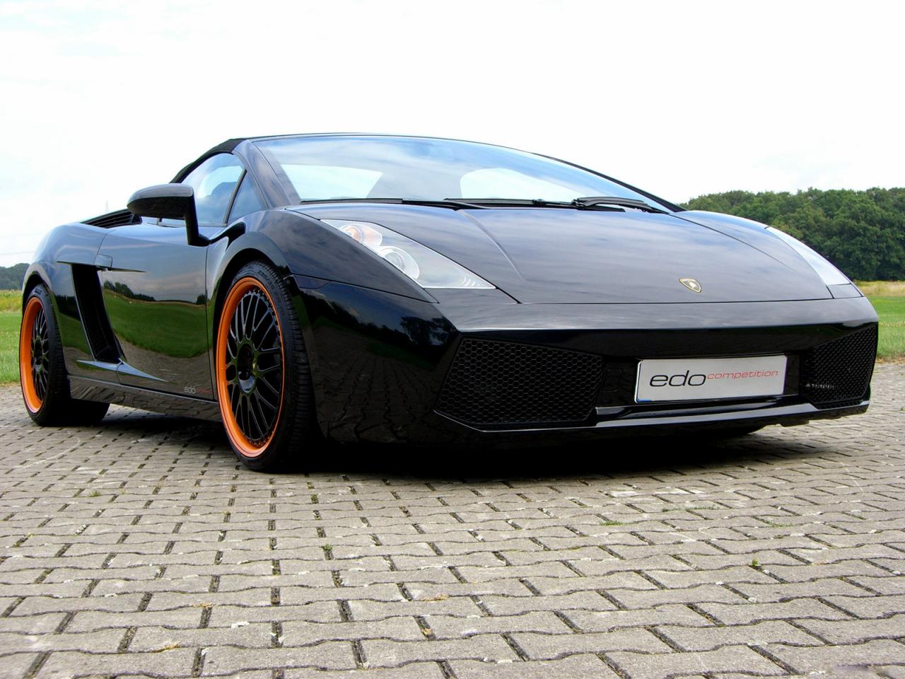 обои Edo Competition Lamborghini Gallardo Spyder передок фото