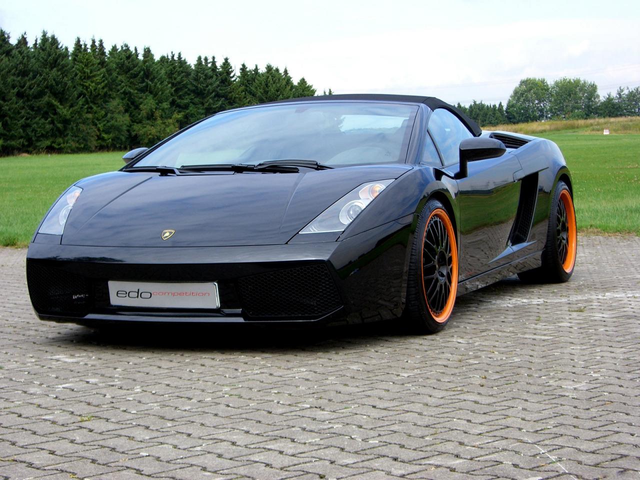 обои Edo Competition Lamborghini Gallardo Spyder трава фото