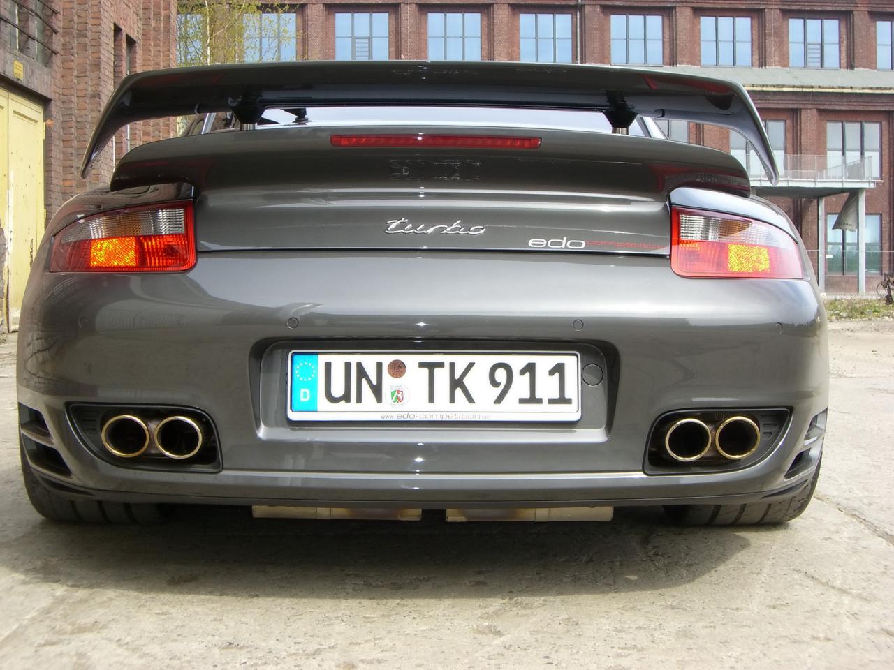 обои Edo Competition Porsche 911 Turbo Shark (997) зад фото