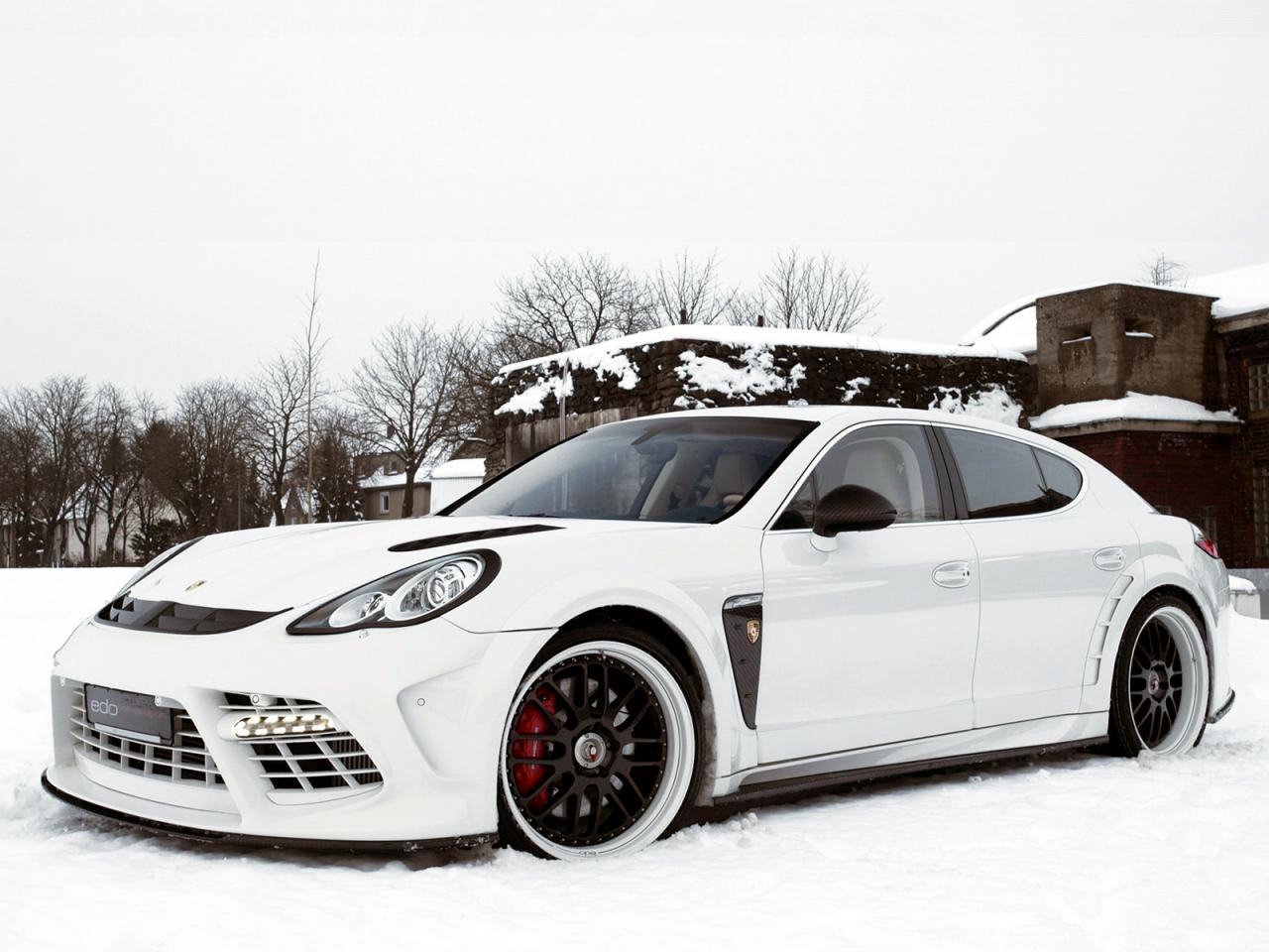 обои Edo Competition Porsche Panamera Turbo (970) бок фото