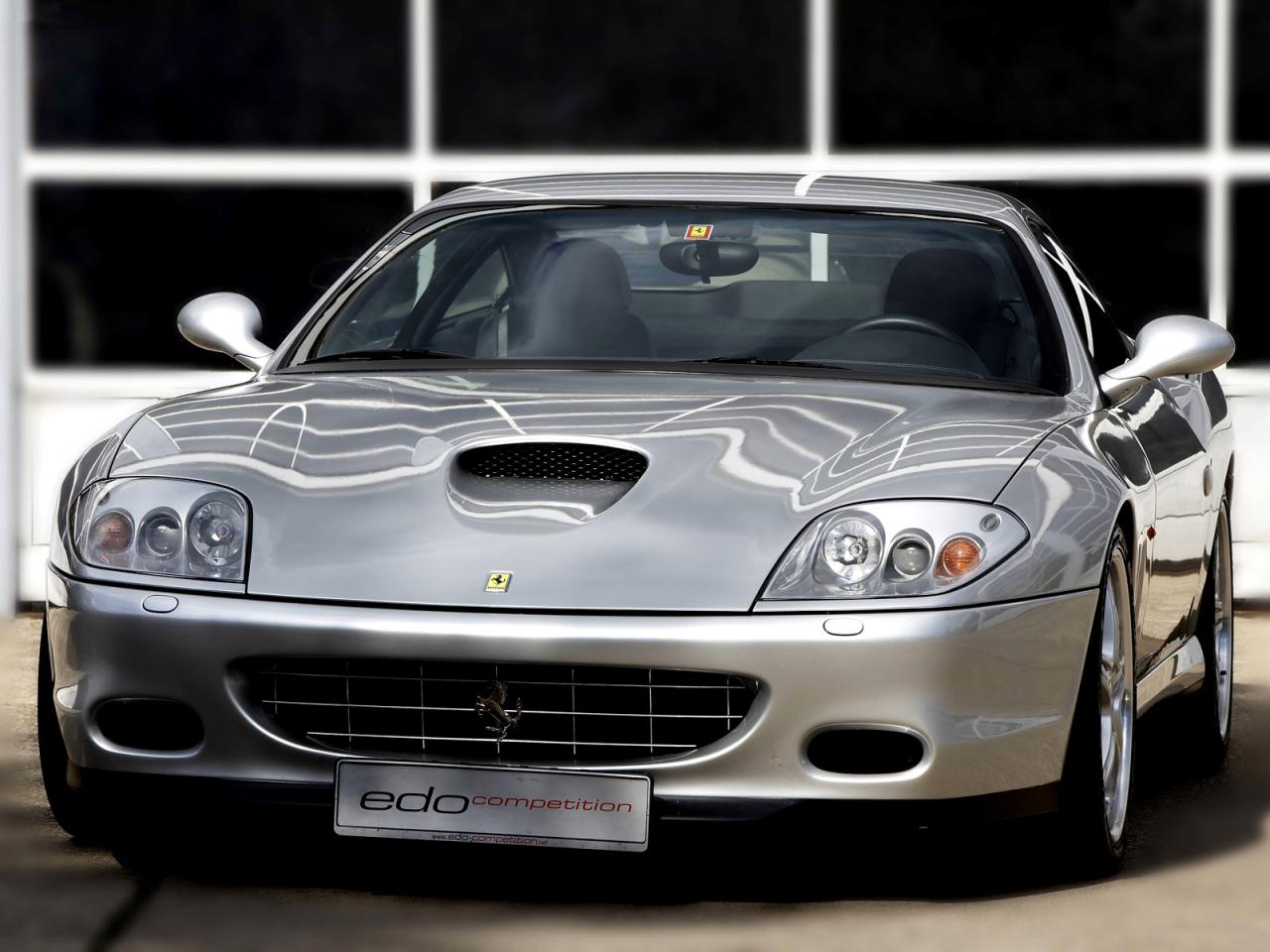 обои Edo Competition Ferrari 575 M Maranello серебро фото