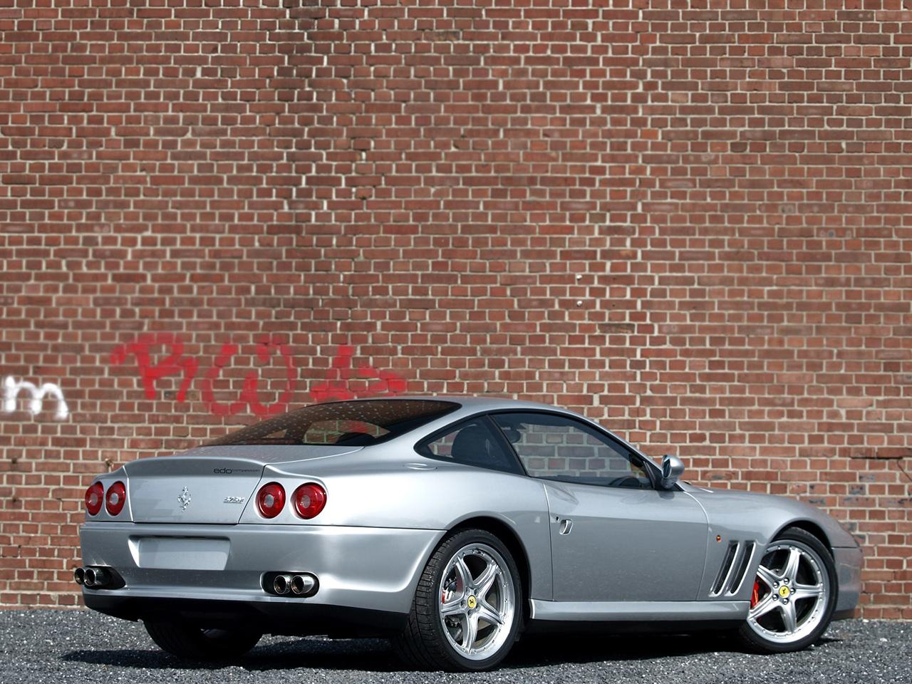 обои Edo Competition Ferrari 575 M Maranello сзади фото