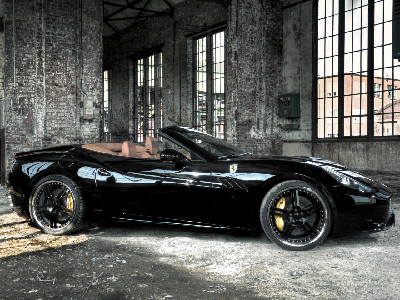 обои Edo Competition Ferrari California бок фото