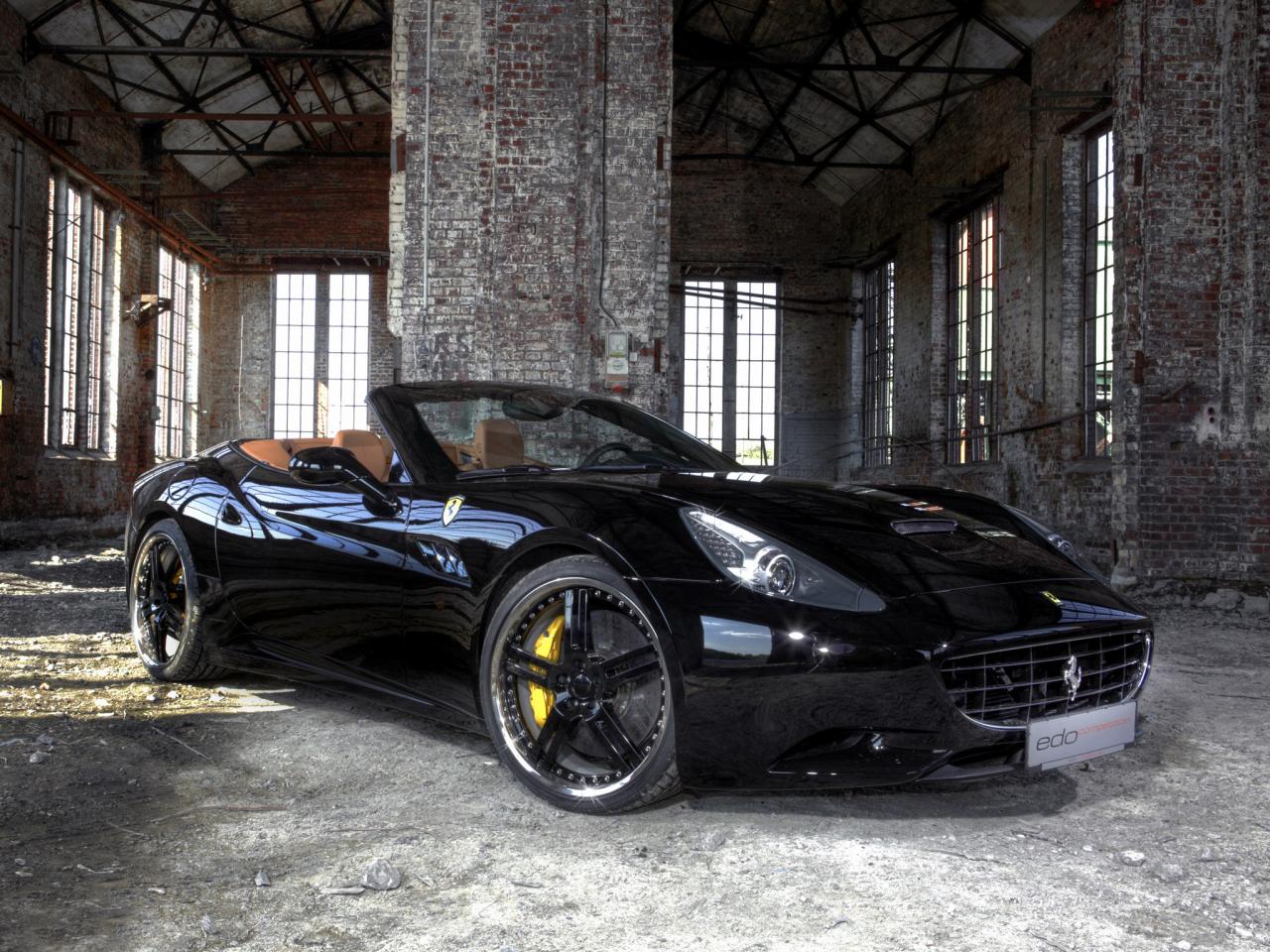 обои Edo Competition Ferrari California боком фото