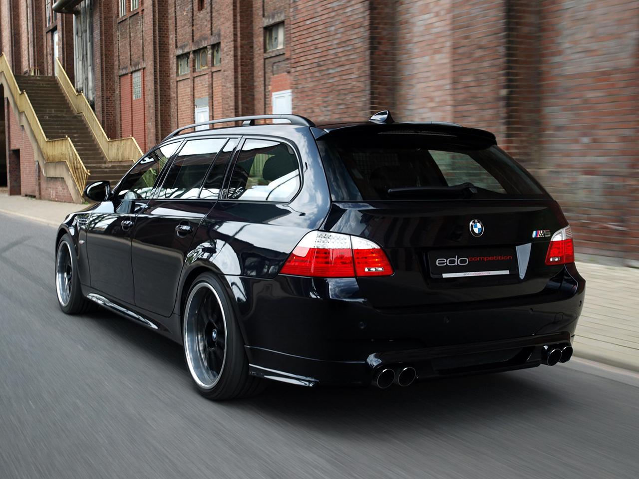 обои Edo Competition BMW M5 Touring Dark Edition (E61) дорога фото