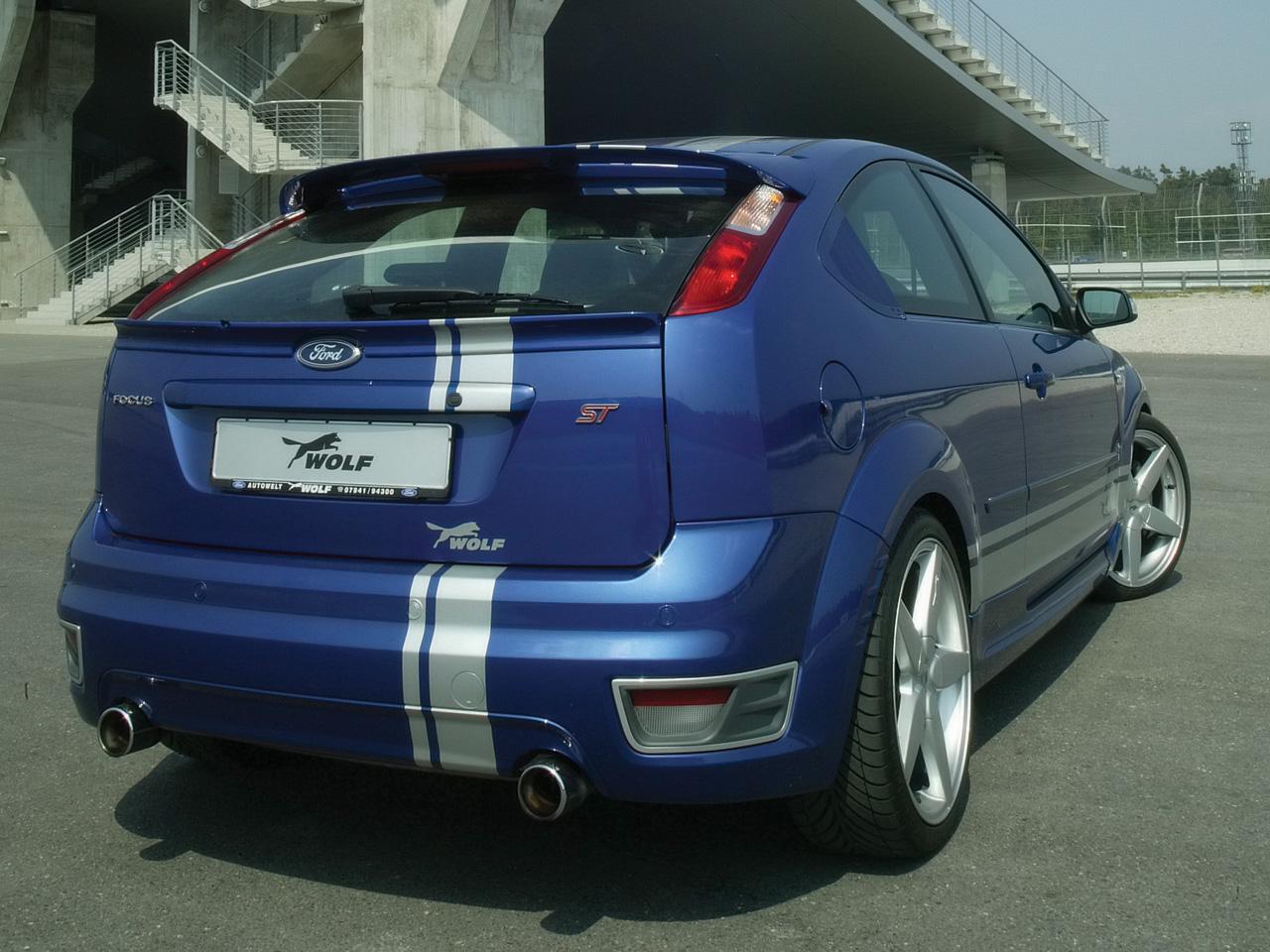 обои Wolf Racing Ford Focus ST (II) бок фото