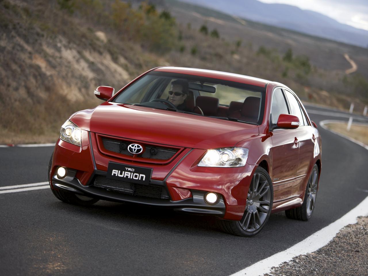 обои TRD Toyota Aurion 3500 дорога фото