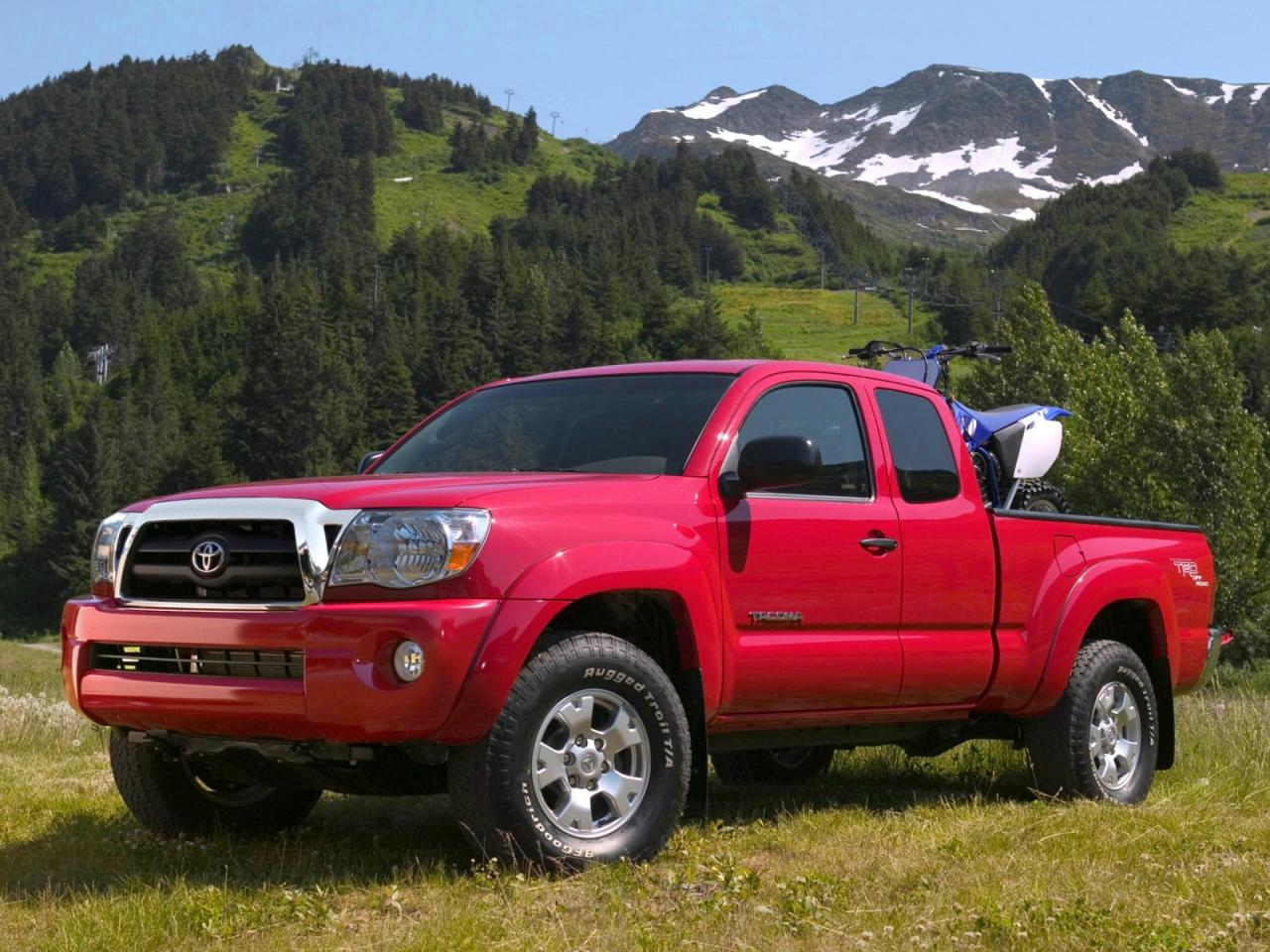 обои TRD Toyota Tacoma Access Cab Off-Road Edition лес фото