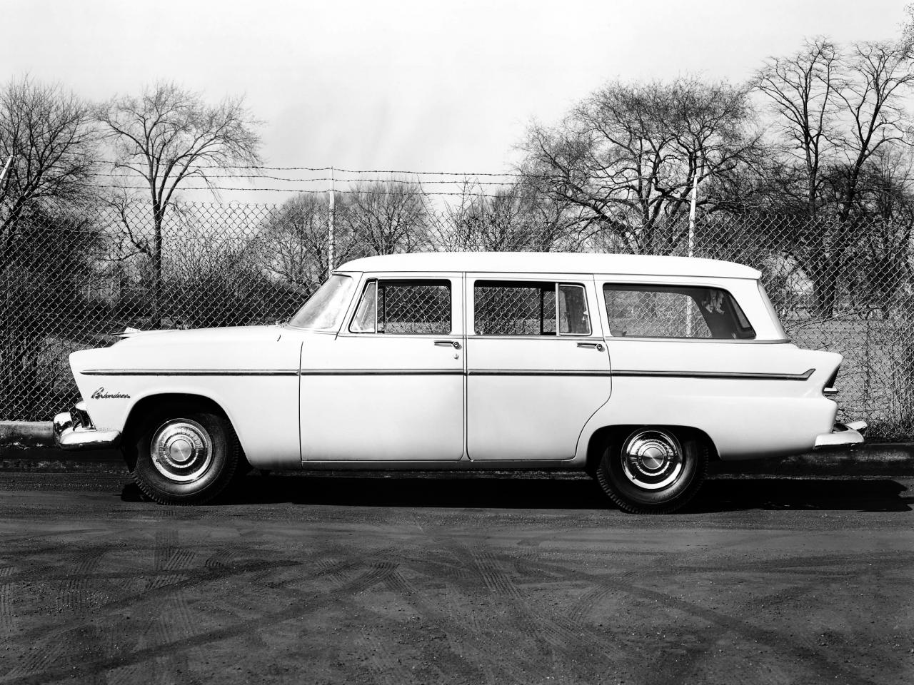 обои Plymouth Belvedere Suburban Wagon бок фото