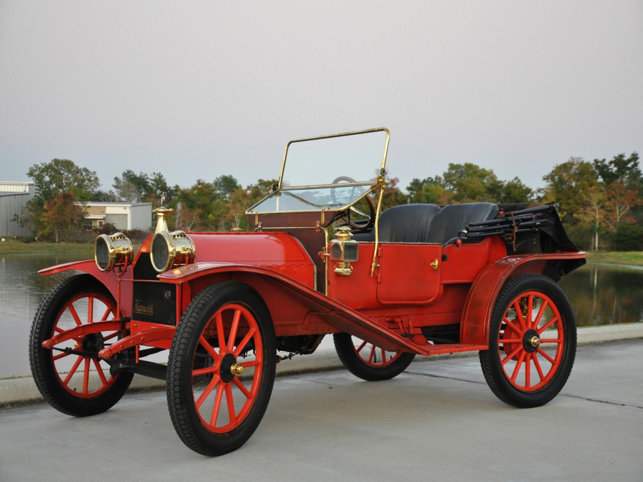 обои Hupmobile Model 20 Runabout 1909 сбоку фото
