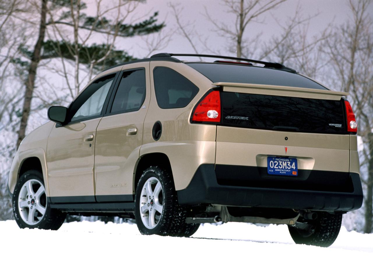 обои Pontiac Aztek 2002 зима фото