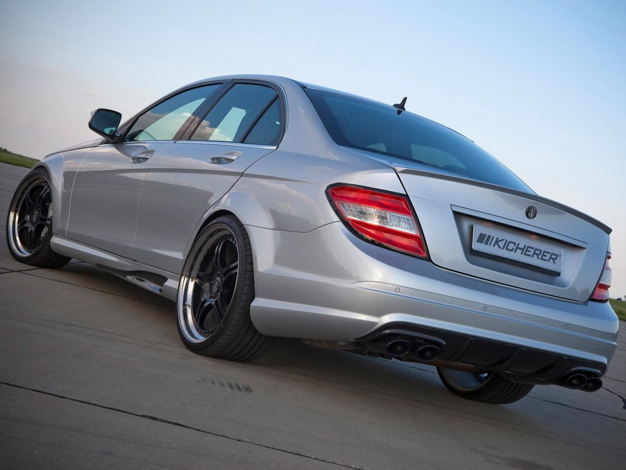 обои Kicherer C63 Supersport (W204) серебро фото