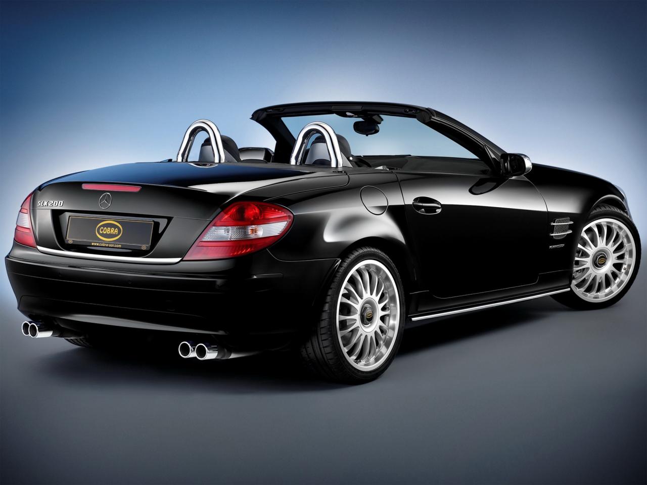 обои Cobra Mercedes-Benz SLK200 (R171) зад фото