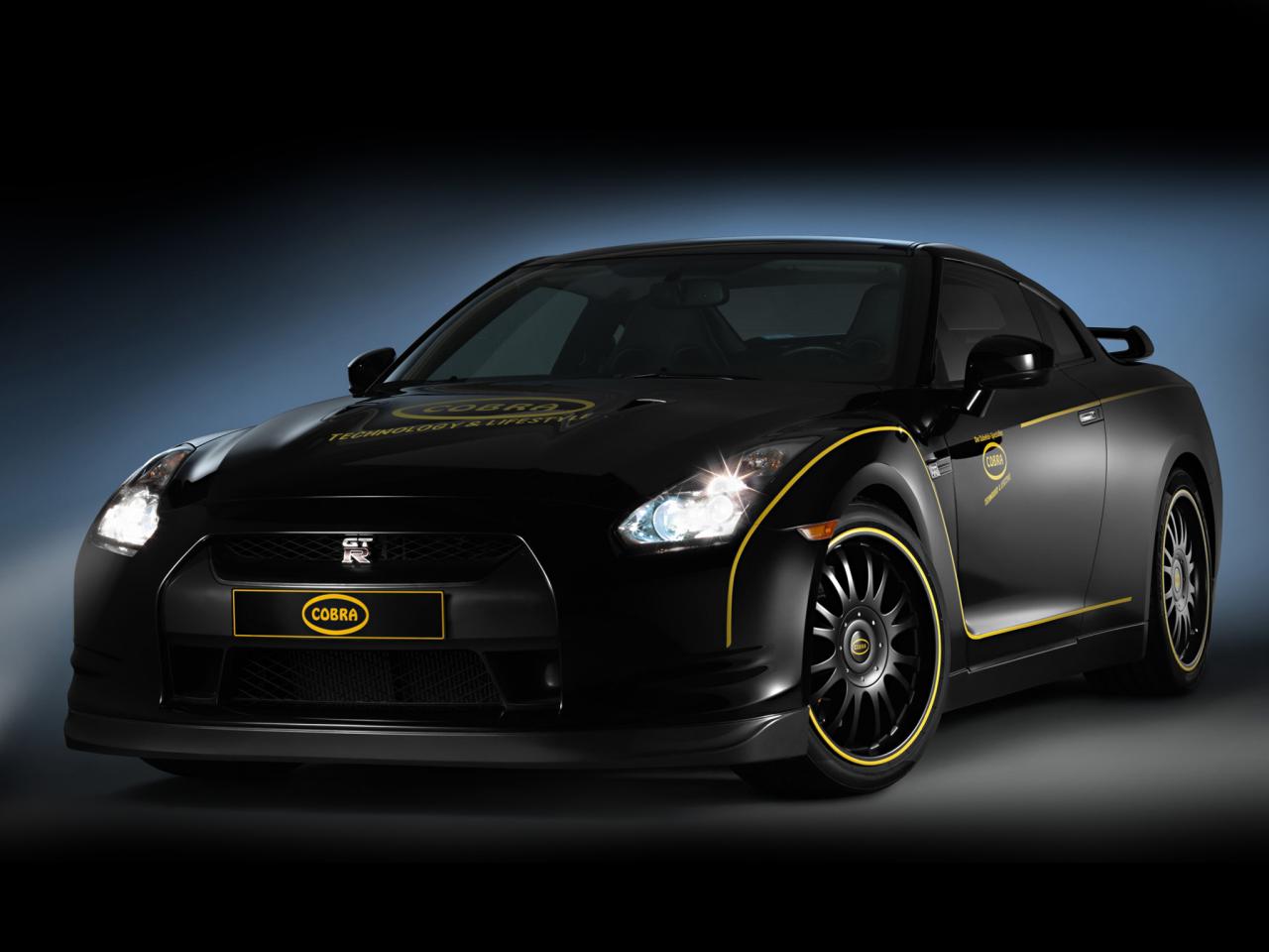 обои Cobra Nissan GT-R свет фото