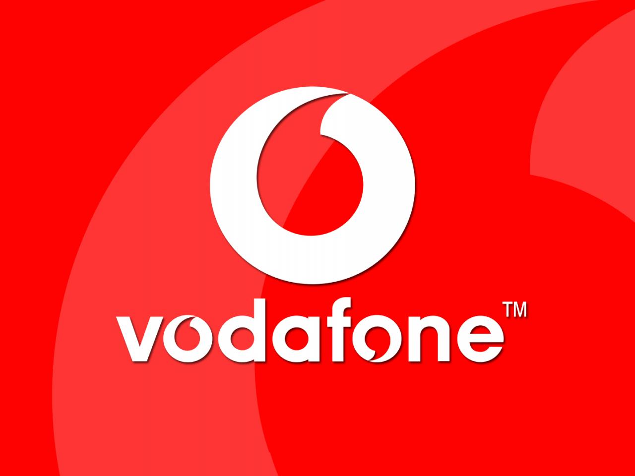 обои Vodafone лого фото