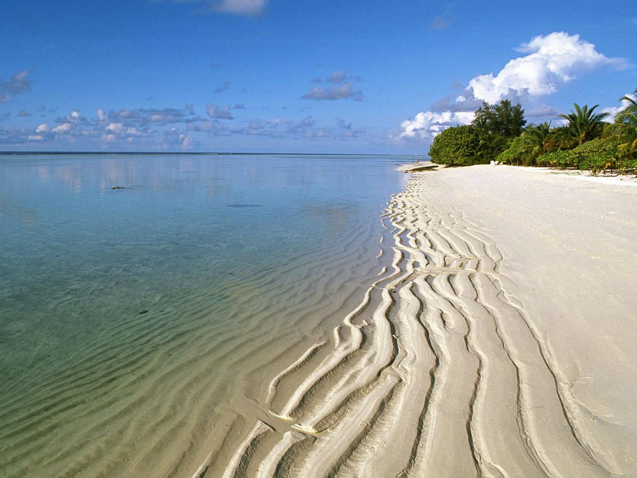 обои Кубинский пляж белого песка фото