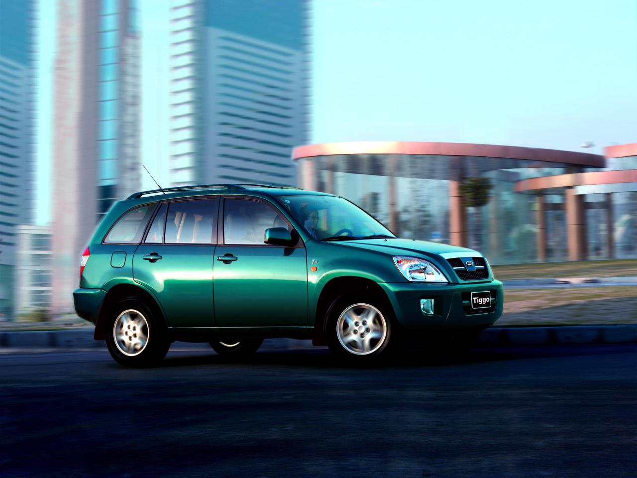 обои Chery Tiggo (T11) 2005 зеленый фото