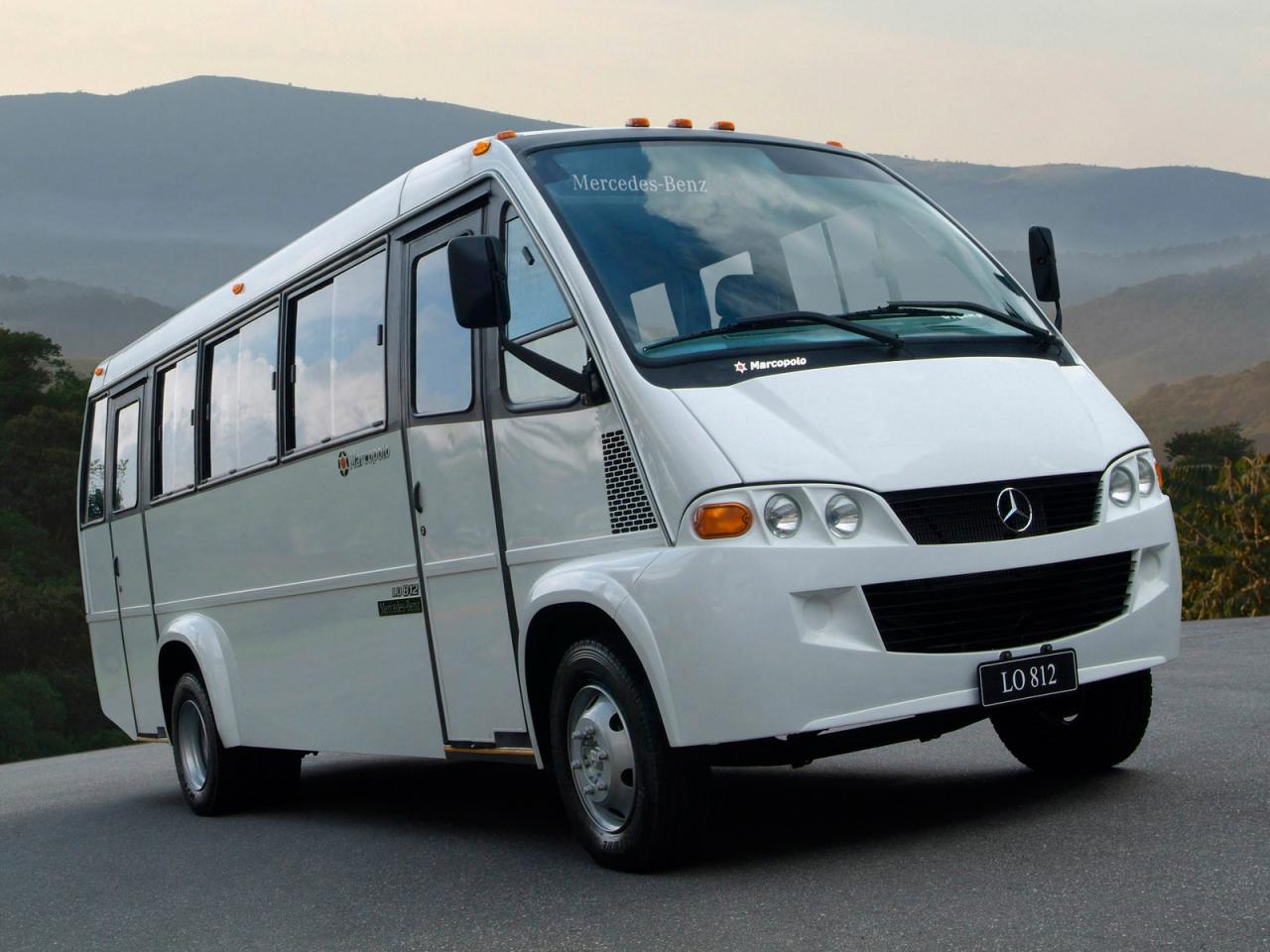 обои Marcopolo Mercedes-Benz LO812 сбоку фото