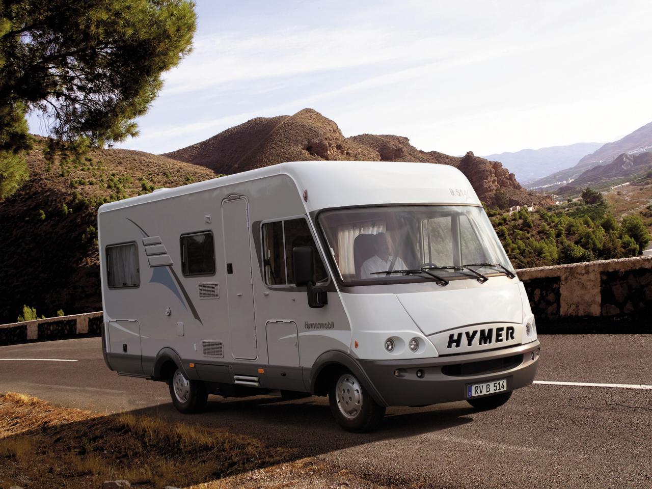 обои Hymer B-Class дорога фото