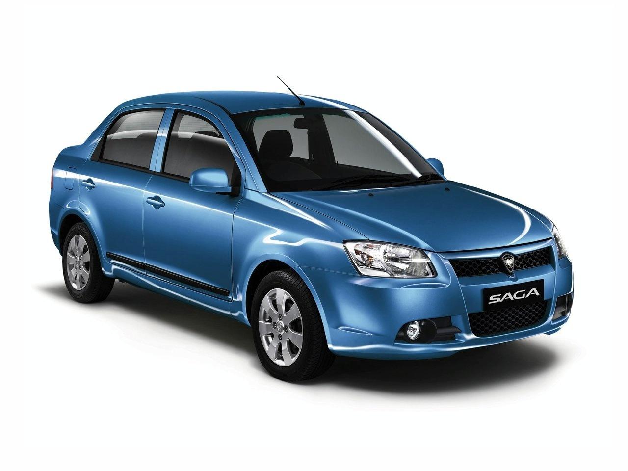 обои Proton Saga 2008 синяя фото