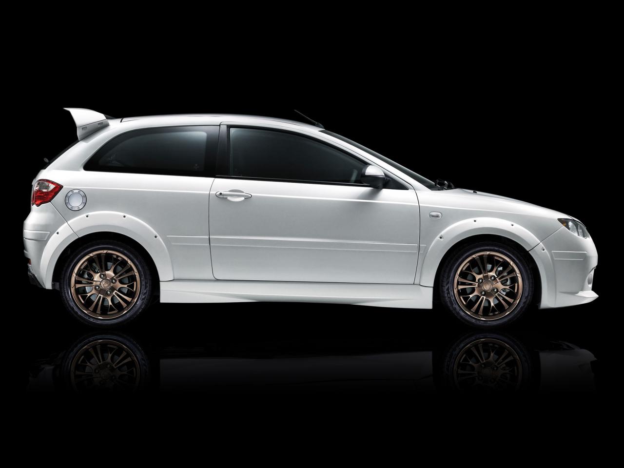 обои Proton Satria Neo CPS сбоку белая фото