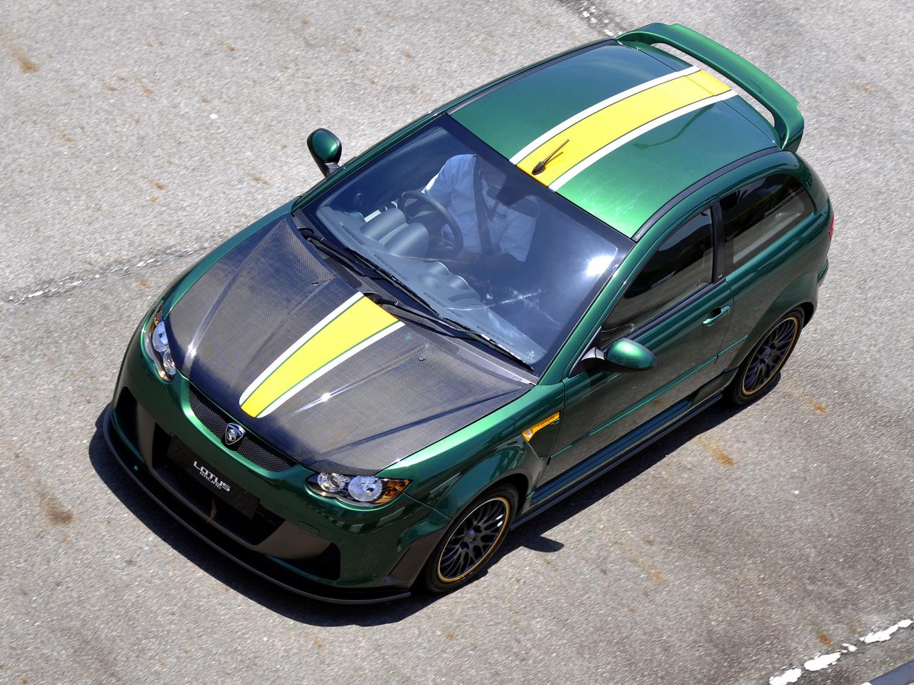 обои Proton Satria Neo R3 Lotus Racing крыша фото