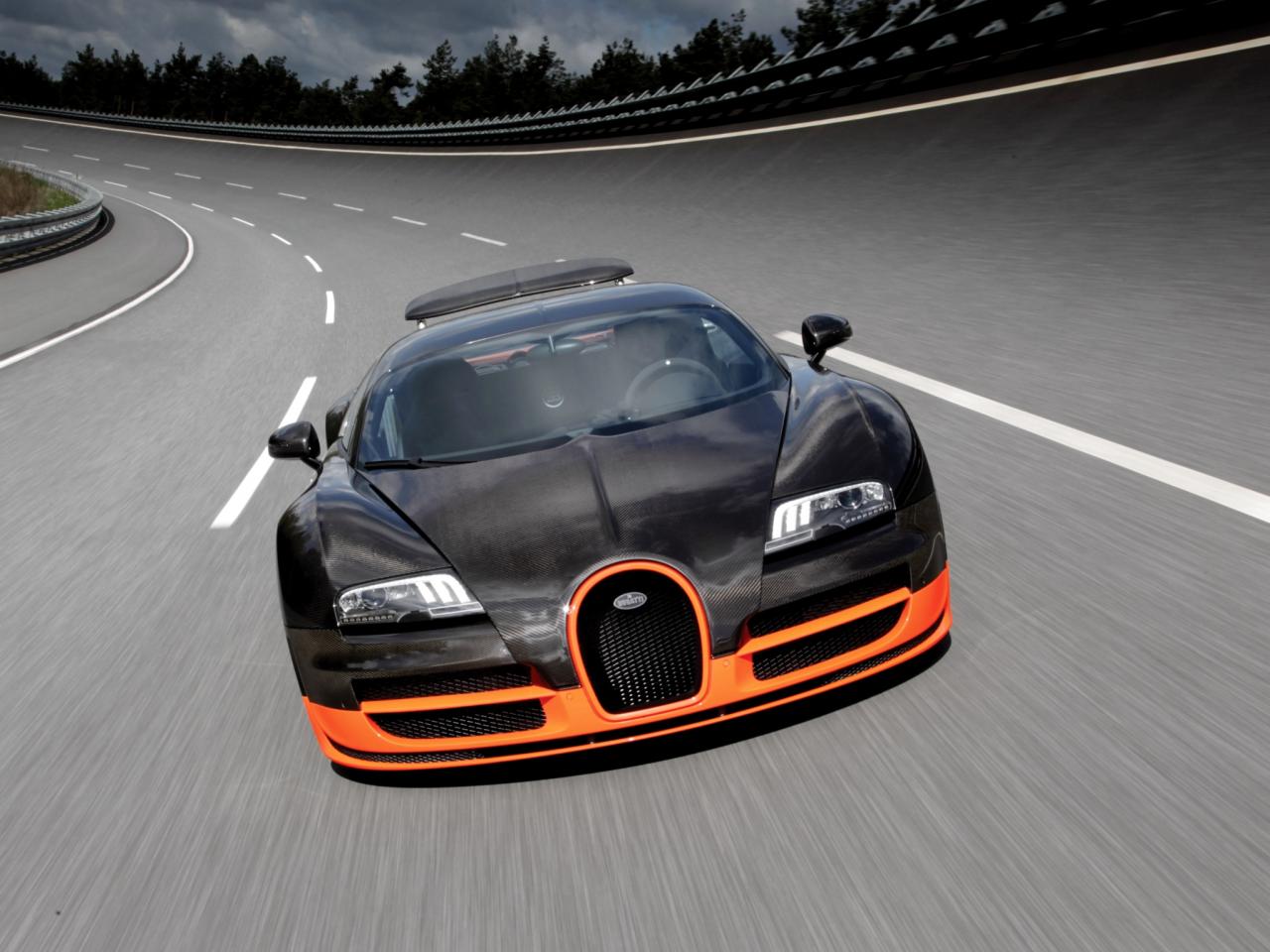 обои Bugatti Veyron 16.4 Super Sport 2010 быстрый фото