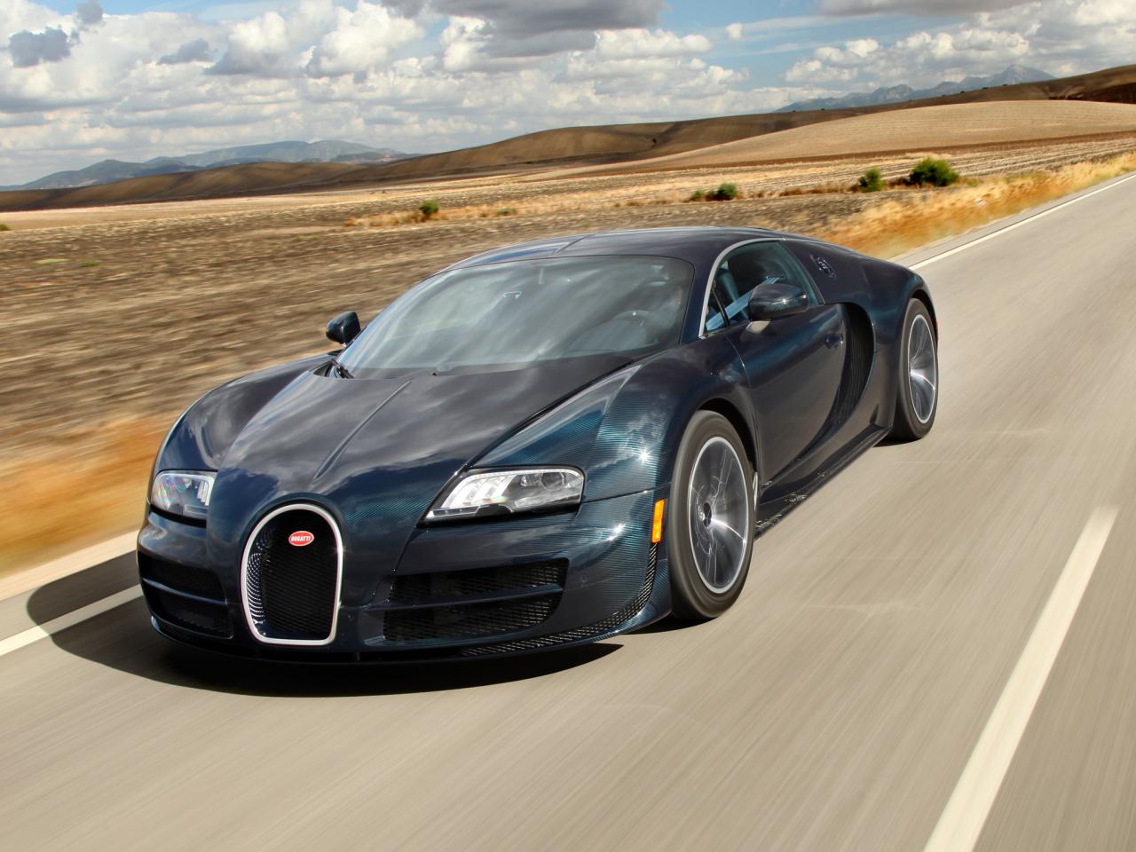 обои Bugatti Veyron 16.4 Super Sport US-spec 2010 дорога фото