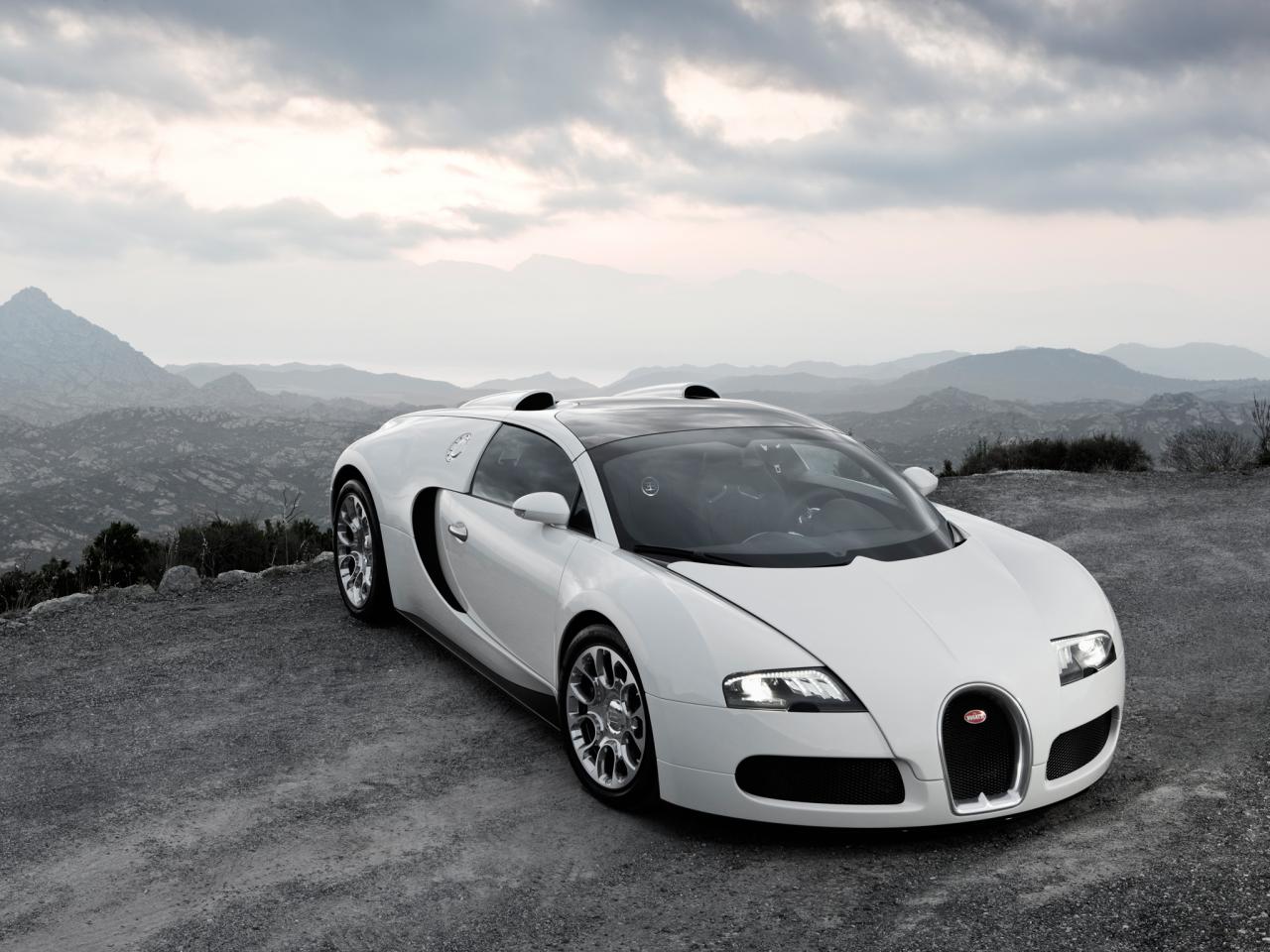 обои Bugatti Veyron Grand Sport Roadster небо фото