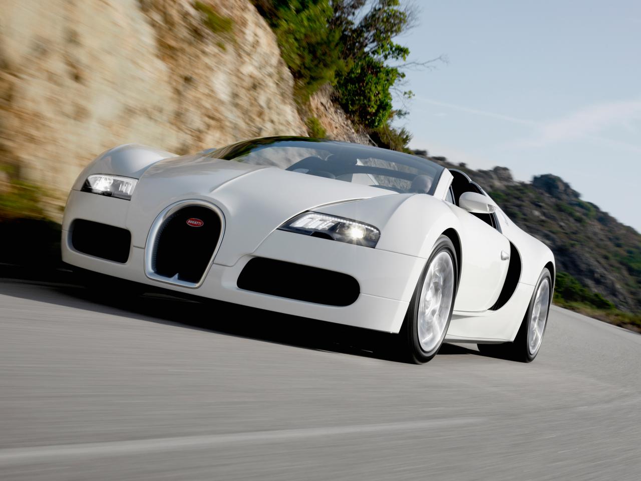 обои Bugatti Veyron Grand Sport Roadster скорость фото